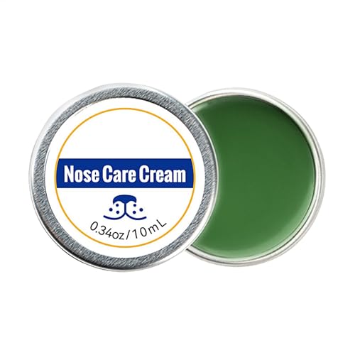 Gvblkq Dog Nose Balm, 10ml Moisturizing Dog Balm, Natural Snout Soother, Rapid Absorption, Pet Snitch Cream, Effective for Dogs and Cats, Gentle Formula, for Puppies, 5x5x2.5cm
