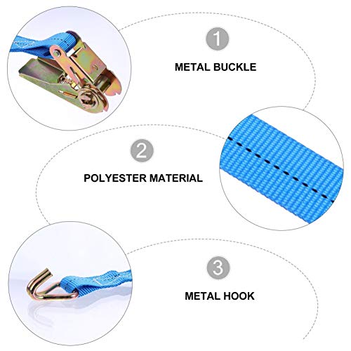 ULTECHNOVO Conjunto de Tiras de AmarraÃ§Ã£o de 4 Unidades Tiras de AmarraÃ§Ã£o Tiras de Bagagem Ajus