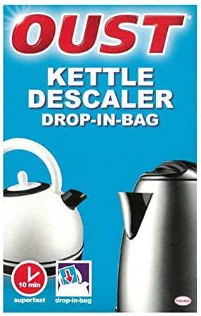 Oust 2 x Kettle Descaler Drop in Bag 75g, Plastic