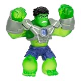 Heroes of Goo Jit Zu Marvel Infinity Armor Hulk, elastyczna figurka akcji, super elastyczna z unikalnym wypełnieniem żelowym Squishy Power, zbierz wszystkie 3