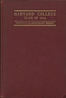 Harvard Class of 1904. Thirty-Fifth Anniversary Report. June, 1939. (Eighth report). B005LHNMJS Book Cover