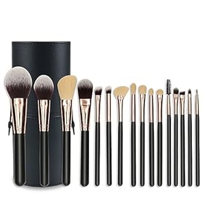 12pcs Makeup Brush Full Set Makeup Tool Set Black Gold Portable Soft Hair Makeup Brush