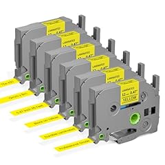 Black on Yellow Laminated Tape