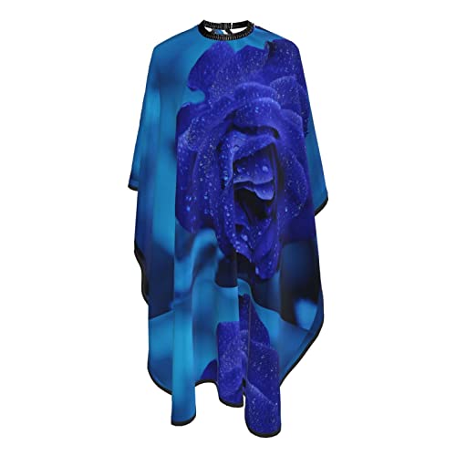 Cape de coiffeur imperméable blanche à imprimé rose bleue taille unique - 4