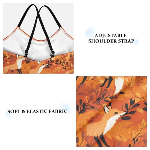 senya Girls Swimsuits One-Piece Swimwear Tie Bathing Suit Beach Summer Round Neck 9-10T Fox Pattern3