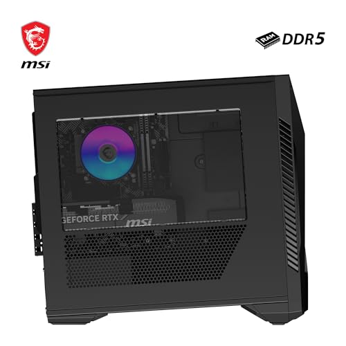 MSI MAG Infinite S3 14NVL7-2861EU Gaming-pc, 16 GB DDR5 RAM, processor Intel Core i7-14700F, GPU RTX 5060 8 GB, SSD 1 TB, voeding 80+ brons, Wi-Fi 6E, warmteafvoer, Windows 11 Home - Afbeelding 4