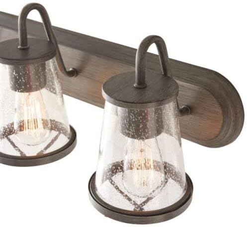 HOME DECO Home Decorators 24 in. Georgina 3-Light Steel Industrial Bathroom Vanity Light (HB2626-322)