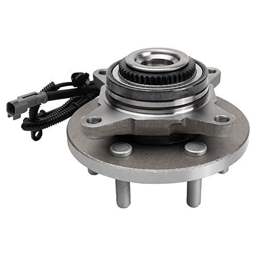 Image of TRQ Front Left and Right Wheel Bearing and Hub Assembly Set 2 Piece Compatible with 2017-2020 Ford F-150 Raptor