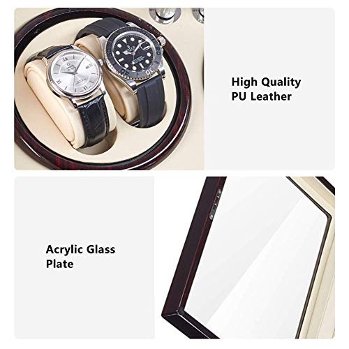 Enrouleur automatique 8+5 boîtes de rangement de montre avec 4 modes de rotation programmables