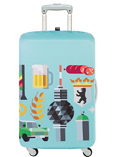 Preisvergleich Produktbild LOQI HEY STUDIO Berlin Luggage Cover - Kofferhülle
