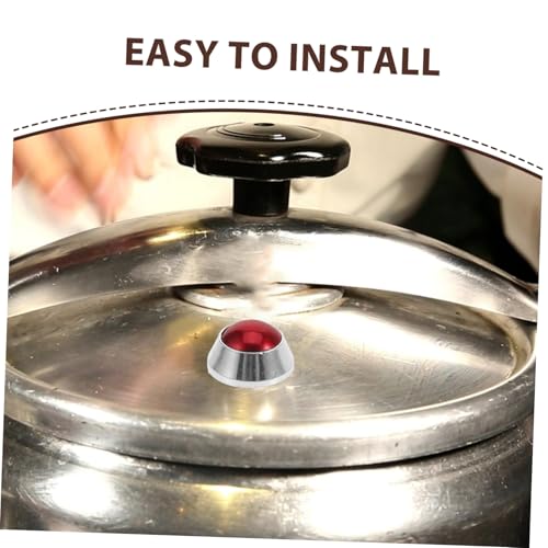 Válvula de seguridad para olla a presión ORFOFE, válvula limitadora de presión con cabeza roja, repuesto resistente compatible con múltiples modelos miniatura 7