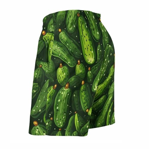 Dill Pickles Men's Swim Trunks Summer Beach Shorts Casual Board Shorts Golf Shorts3