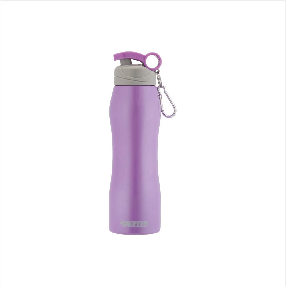 DUBBLIN Handy Stainless Steel Sipper Water Bottle, BPA Free, Sports Water Bottle (vIOLET 750 ML) (B08KVSBLGH) Amazon Price History, Amazon Price Tracker