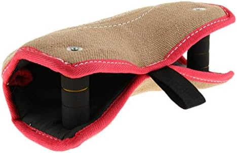 2 Handle Targeting Jute Bite Wedge Tug Toy Dogs Bite Sleeve Arm Protection for Dogs Work Dog Puppy Training Playing