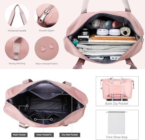 Image of Rolling Duffle Bags with Wheels Expandable Foldable Duffle Bag with Wheels and Handle for Travel Rolling Luggage Bag Carry on Duffel Bags Wheeled Travel Duffle Bag Large Weekend Bag for Trip