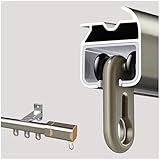 2. Une expérience de glissement fluide et silencieuse — Équipé de rails à rouleaux haut de gamme assurant un mouvement de rideau sans effort et ultra-silencieux.