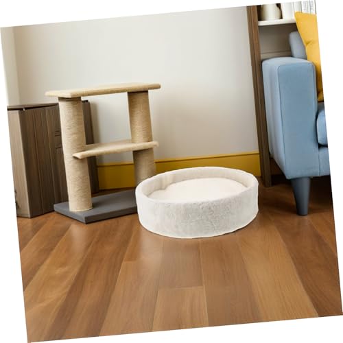 Coussin de remplacement rond POPETPOP pour arbre à chat en bois fatigué et usé - 6