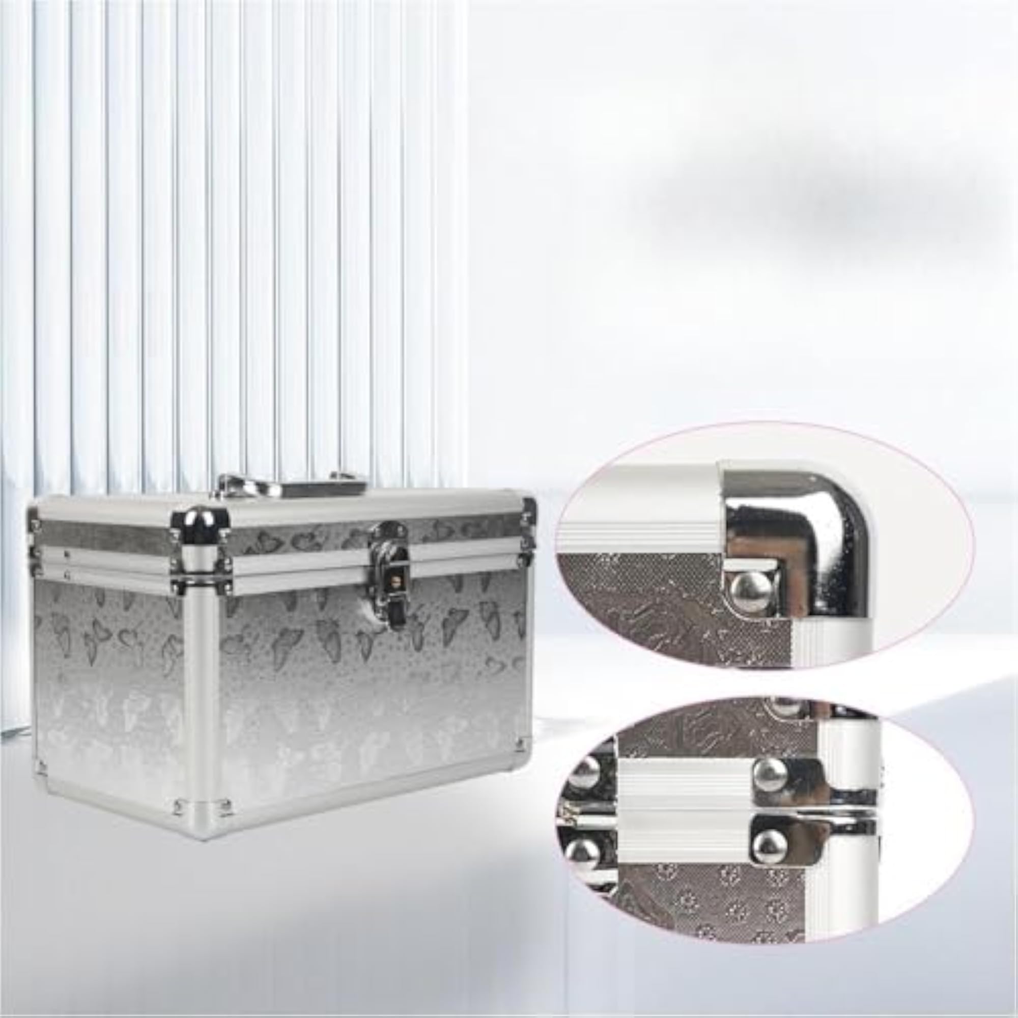 Makeup Train Case Shockproof Hard Shell Toolbox