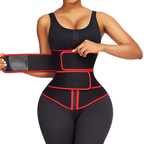 FeelinGirl Women Steel Boned Workout Waist Cincher Body Shapewear Tummy Control