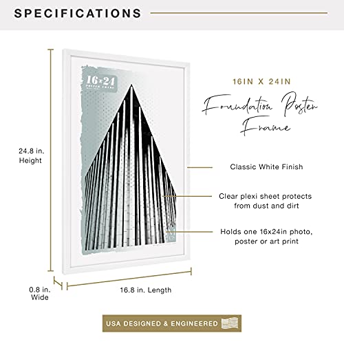 Mcs 62807 Foundation 16X24 Poster Frame Traditional White thumb #2