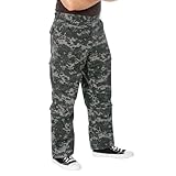 Rothco Vintage Paratrooper Fatigue Pants – Mission Ready Outdoor Hiking Cargos – Subdued Urban Digital Camo – L