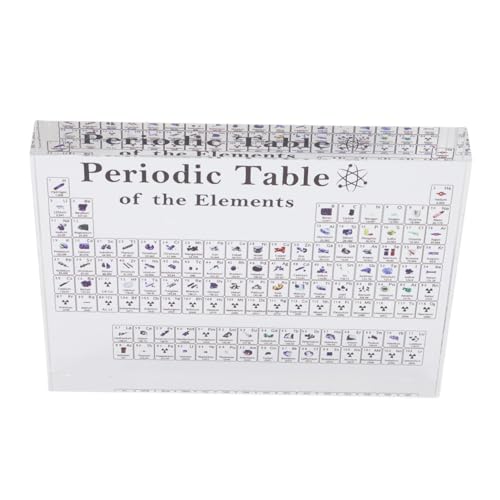 Tabela Periódica em Acrílico com Elementos Reais, Tabela Periódica com Elementos Reais, Tabela Perió