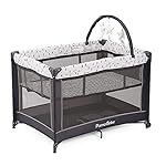 Pamo Babe Portable Playard,Sturdy Play Yard with Padded Mat and Toy bar with Soft Toys - Image 2