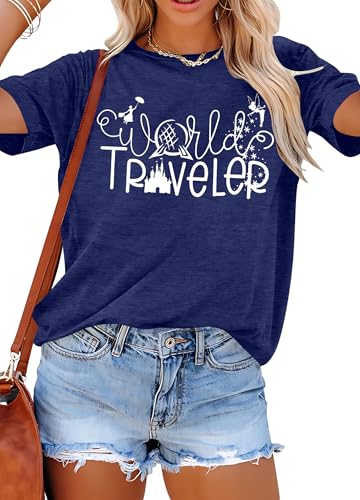 Image of Magical Shirt for Women Magic Kingdom Tshirt Family Vacation Tee Castle Believe in The Magic Summer Trip Tops