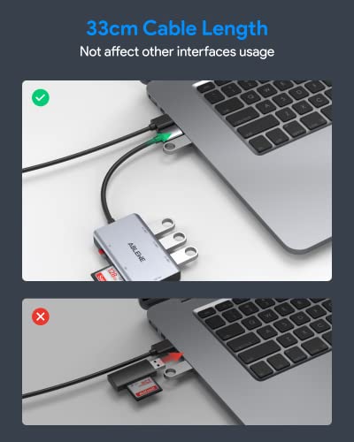 5-In-1 Sd Card Reader,Ablewe 3-Port Usb 3.0 Multi-Card Reader With Sd/Tf Card Readers Compatible For Windows Mac Linux #TOP4