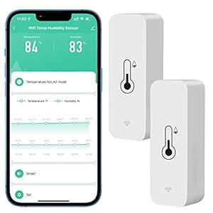 Comboss TH01 Czujnik Temperatury i Wilgotności 2 sztuki