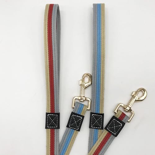 Didiseaon Sturdy Dog Traction Strap for Walking and Running, Blue Polyester and Alloy Rope Leash Suitable for Jogging and Hiking with Pets - 5
