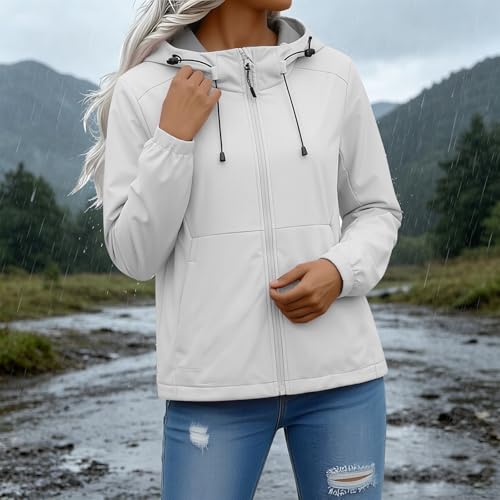 Cortavientos impermeable mujer para uso diario y rutas de senderismo en la naturaleza 3