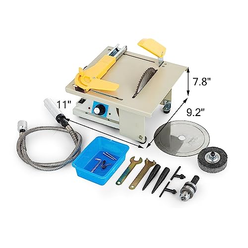 Scie sur table portable 350W mini machine électrique multifonction bois