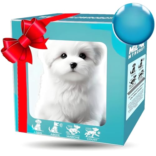 Générique Chien Robot Intelligent,Mise à Niveau 2026, Chiot Robot réaliste,Marche, aboiement, Balayage de Queue,aux Enfants comme aux Adultes