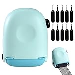 Data Defender Roller Stamp, Identity Theft Protection Roller Stamps, Address Blocker Stamps, for Identity Theft, Privacy Safety and Data Defender, Blue, with 10 Confidential Roller Stamp Ink Refills