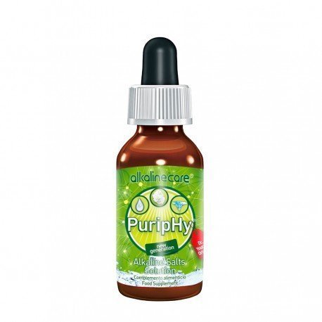 PURIPHY - AlkalineCare Ayuda a mejorar el poder de hidratación del agua. Conserva la juventud y la elasticidad de la piel gracias a su agua alcalina