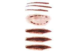 Realistic Fake Scars and Cuts Tattoos for a Spooktacular Halloween