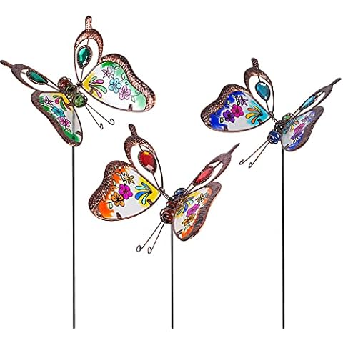 Venniy Butterfly Decorative Garden Stakes Cover