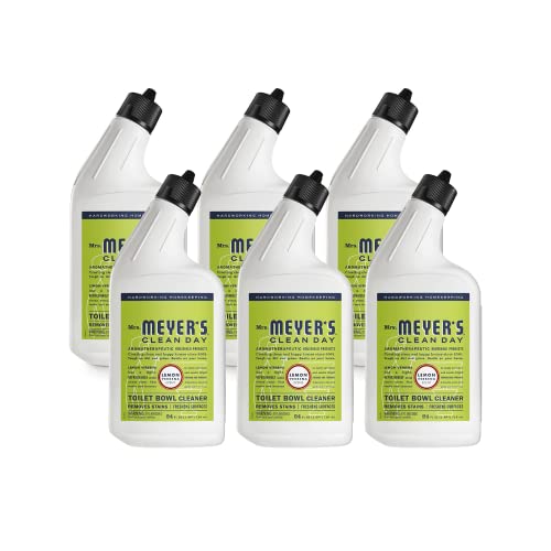 Mrs. MEYER'S Clean Day Lemon Verbena Toilet Bowl Cleaner, 24 Fl Oz. (Pack of 6)
