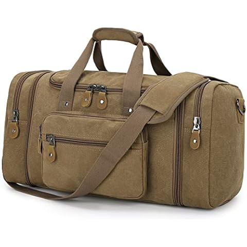 Gonex 60L Canvas Duffle Bag for Travel Cover