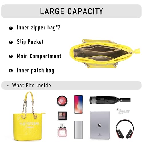 Image of Chinllo Tote Bag for Women, Medium Top Handle Handbags Purse