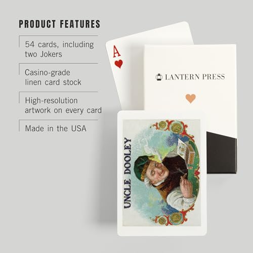 Lantern Press Uncle Dooley Baraja de 52 Cartas Póker miniatura 3