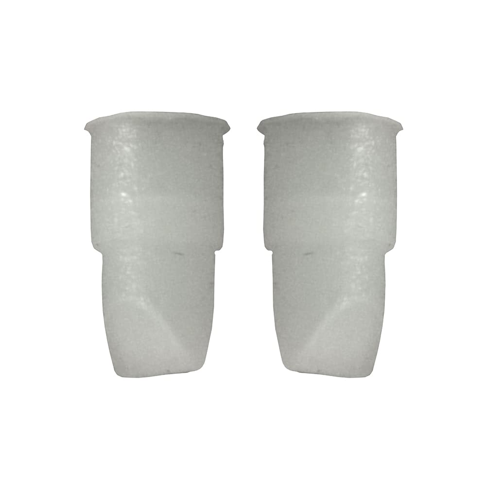 UP100 10 Pieces White Silicone Duckbill Valve One-Way Double Base Check Valve 3 x 2 x 3mm for Liquid and Gas Backflow Prevent