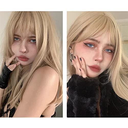 Perruques blondes avec frange : changer de coiffure sans abîmer vos cheveux