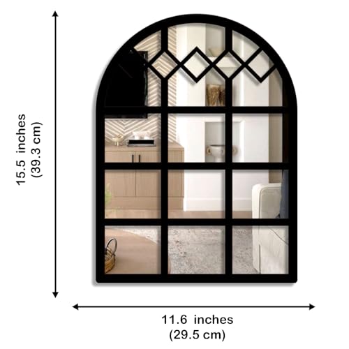 Image of Sehaz Artworks Home Decoration Items for Living Room | Jharokha Wall Decor Item for Living Room | Wall Hanging Decoration | Wall Decor Items for Bedroom | Decorative Mirror for Wall Decorations