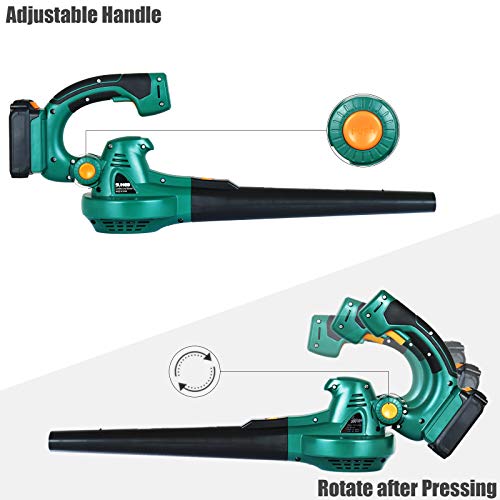 image for Leaf Blower -SUNCOO 20V Cordless Leaf Blower with Battery Charger, 120