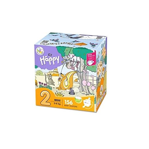 bella baby Happy Windeln comfort Gr.2 Mini 3-6kg HAPPY BOX 156 Stück