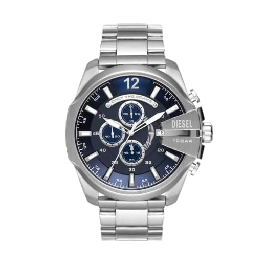Diesel Reloj Analógico para Hombres de Cuarzo con Correa en Acero Inoxidable DZ4417