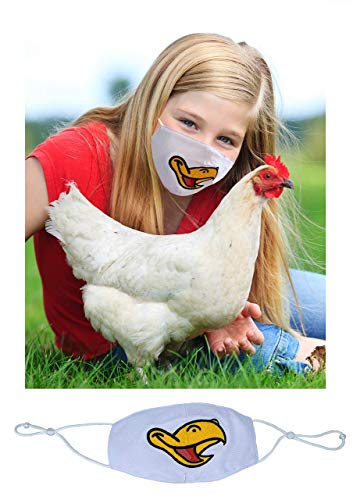 Sunne Tropical Children Boys Girls 4-12 Years Old Embroidery Kids Costume Face Masks (Chicken Rooster) #TOP1