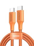 UGREEN Air USB C �����֥� 100W/5A PD3.0 Ķ��®���� ������C iPhone ���ť����֥� iPad MacBook Android �Ƶ��� E-Marker���å���� �ǡ���ž��Ʊ�� USB Type-C ��®���� ���ѵ��� �����ɻ� iPhone17/16/15���꡼��/Galaxy S26 S25 Ultra/Xperia��C�����׳Ƽ��б� (1m, �����)
